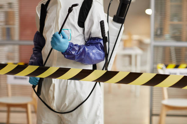 Professional Trauma Scene Cleanup technician working in Fairmount, IN